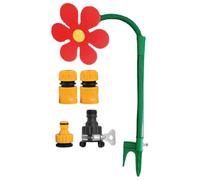 Daisy Sprinkler, Flower Sprinkler, 360° Rotating Coverage Irrigation, Stake Mounted Design, Watering Tool for Garden, Home, Backyard, Lawn, Play, 26.77x12.99 Inches
