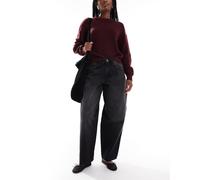 Daisy Street - Poetic - Jeans bombati a vita bassa neri-Nero W24 L30