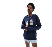 Daisy Street x Miffy - Felpa blu navy con stampa “You are a work of art” 40