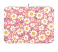 Daisy - Tappetino scolapiatti opaco per cucina, 45 x 61 cm, 45 x 61 cm, 45 x 60 cm, colore: Magenta