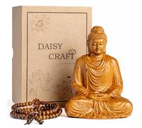 DAISYCRAFTVN Statue di Buddha per decorazione domestica, accessori per meditazione, decorazione zen, decorazione spirituale, piccola statua di Buddha, regalo per yoga per donne e uomini, statue
