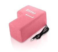 Daity Big Enter Button Multifunction Enter Button Pillow with Data Input Keys USB Antistress Pillow for Office, Home and Business Travel