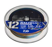 DAIWA 12-Strand Treid Line UVF SALTIGA DURASENSOR X12EX+Si3 300m/Multicolore