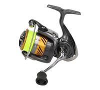 DAIWA 20 Laguna LT 2000, Mulinello da Pesca Spinning, Frizione Anteriore, Imbobinata con J-Braid X4 0.13 Giallo