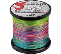 DAIWA J-Braid X8, Multicolor, 0.20mm, 16.0kg / 35.0lbs, 1500m, Lenza da Pesca, 12755-220