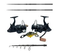 Daiwa & Anaconda Karpfen Telecombo 360 Set IN Pacco Doppio 2 Canne + 2 Rotoli
