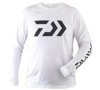 DAIWA D-Vec Maglia a Maniche Lunghe Erl XL Bianco Maglietta Angelshirt