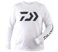 DAIWA D-Vec Maglia a Maniche Lunghe Erl XXL Bianco Maglietta Angelshirt