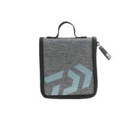 Daiwa D-VEC - 10 sacchetti trasparenti, in poliestere impermeabile, con lati rinforzati, chiusura lampo ABS, grigio, 15 x 16 x 4 cm, Rig-Wallet