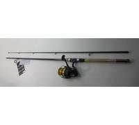 Daiwa DSK40-B/F702MH DShock Mulinello Canne Combo 7 Ft 2 Pezzi Media-Pesante