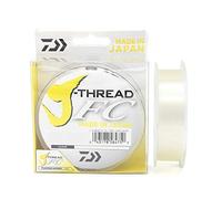 Daiwa Filo da Pesca J-Thread FC Fluorocarbon 100 m 110 YD 0.352 mm 16 lb Fluorocarbon Ideale per Tutte Le Tecniche di Pesca Spinning Surfcasting Trota Bolognese Lago Invisibile in Acqua Resistente al
