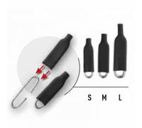 DAIWA HEAT SHRINK RUBBER SNAP SERIE 17 - TAGLIA: S, CONFEZIONE: 10 pezzi