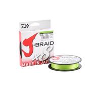 Daiwa J-Braid 8 Braid 0.18mm, 12.0kg / 26.5lbs, 300m Chartreuse, Lenza di Pesca Intrecciata Rotonda