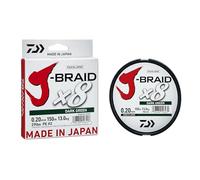 DAIWA J-BRAID 8 intrecciato 300M scuro verde - INTRECCIATO DA PESCA LINEA