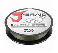 DAIWA J-BRAID 8 intrecciato 300M scuro verde - INTRECCIATO DA PESCA LINEA