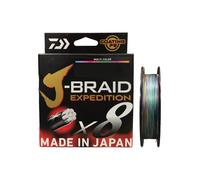 DAIWA J-Braid Expedition X8E, 0,10mm, 6,9kg/15,2lbs, 300m, Multi-Color, Lenza Intrecciata, 12552-110