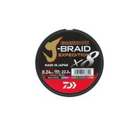 DAIWA J-Braid Expedition X8E, 0,10mm, 6,9kg/15,2lbs, 300m, Multi-Color, Lenza Intrecciata, 12552-110