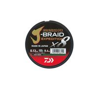DAIWA J-Braid Expedition X8E, 0,35mm, 36,0kg/79,5lbs, 300m, Dark Green/Verde Scuro, Lenza Intrecciata, 12551-135