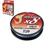 DAIWA J-Braid Tg. X8 0,10mm 7Kg 300m Multicolore 8-Fach Cavo Intrecciato