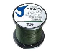 Daiwa J-Braid X4E 0,07Mm / 2,6Kg / 2700M Filo Intrecciato Verde Scuro