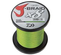 DAIWA J-Braid X8 0,18mm 12kg 1500m Chartreuse Cavo Intrecciato