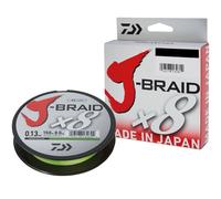 Daiwa J-Braid X8 150m 0.06mm - 0.28mm Chartreuse Trecciato