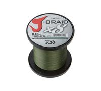 DAIWA J-Braid X8, 3000m, verde scuro, Lenza da pesca intrecciata