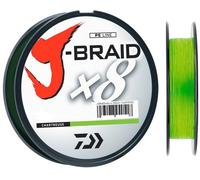 Daiwa J-Braid X8 / 300m / Chartreuse / PE braided line / filo da pesca trecciato