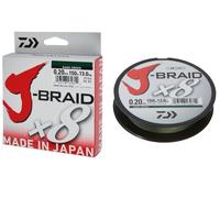 Daiwa J-Braid X8 300M Verde Scuro Filo Intrecciato 8FACH Pesca A Spinning Novità