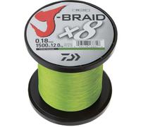 Daiwa J-Braid X8 - Lenza da pesca intrecciata Chartreuse, 1500 m
