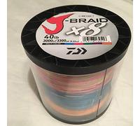 Daiwa J-Braid X8, multicolor, 0.28mm, 26.5kg / 58.0lbs, 1500m, Lenza da Pesca, 12755-228