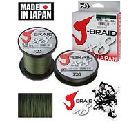 DAIWA J-Braid X8, 3000m, verde scuro, Lenza da pesca intrecciata