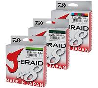 Daiwa - jbraid 8 Braid 300, Colore: Verde, Taglia 0.160 mm