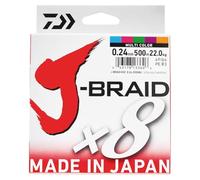 Daiwa - jbraid 8 Braid 500, Colore: Multicolore, Taglia 0.240 mm