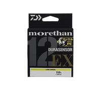 DAIWA Morethan DURASENSOR 12 BRAID EX+Si3, verde lime, Lenza pesca intrecciata