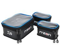 Daiwa N´Zon EVA Accessory Case Set L 3 Borse Per Esche Nero