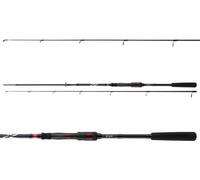 Daiwa Ninja EXT Spin 2,25 m 15-50 g Canna Spinning 3 Pezzi 8 Anelli Nera