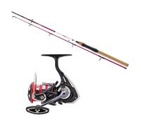 Daiwa Ninja Girls Combo 1,50 m 10-30 g Set Canna Spinning Rosa 2 Pezzi