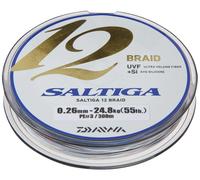 DAIWA Saltiga 12 Braid 0,16mm 14kg 300m Multi-Colour Cavo Intrecciato