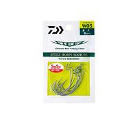DAIWA Steez Worm Hook SS, Wide Offset, Amo da pesca, Taglia 4/0, 17703-400