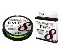 Daiwa Tournament X8 Braid EVO+ 0,12Mm / 8,6Kg 135M Chartreuse Filo Intrecciato