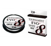 Daiwa Tournament X8 Braid EVO+ 0.16mm, 12.2kg/26.8lbs, 135m Bianco, Filo da Pesca Trecciato, 12763-016