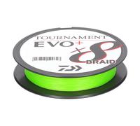 DAIWA Tournament X8 Braid Evo + 0,18mm 15,8kg 270m Chartreuse Cavo Intrecciato