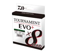 Daiwa Tournament X8 Braid EVO+ 0.12mm, 8.6kg/18.8lbs, 270m, Verde Scuro, Filo da Pesca Trecciato, 12760-112
