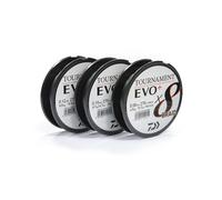 Daiwa Tournament X8 Braid EVO+, 270m, Verde Scuro, Filo da Pesca Trecciato