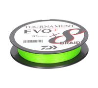 DAIWA Tournament x8 Braid EVO+ Filo Intrecciato 0,10 mm 135 m Chartreuse