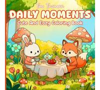 Daiy Moments Cute Animal Coloring Book For Adults, Teens, Kids