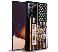DAIZAG Compatibile con Samsung Galaxy Note 20 Ultra Caso, Dont Tread on me Wood Grain American Flag per uomo donna, protezione a tutto tondo antiurto antigraffio custodia in TPU