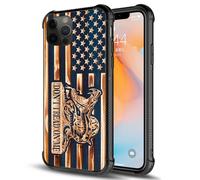 DAIZAG Compatible with Case for iPhone 13 Mini Dont Tread on me Wood