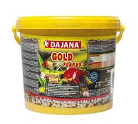 Dajana Gold Flakes - Mangime Completo in Fiocchi, per Pesci velati e Pesci Rossi (5 lt)
